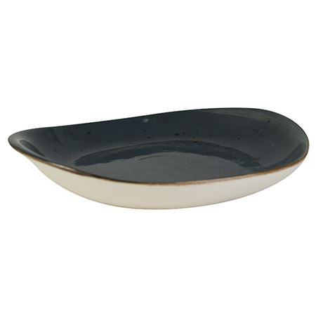 Orion "Elements" Rustic Shaped Plate- S/ Grey