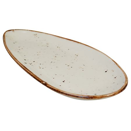 Orion "Elements" Leaf Shaped Plate- Sand Storm