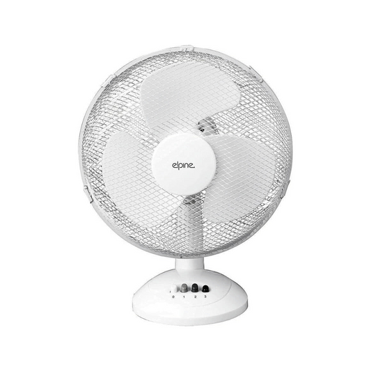 Elpine 12-Inch 3 Speed Oscillating Desk Fan