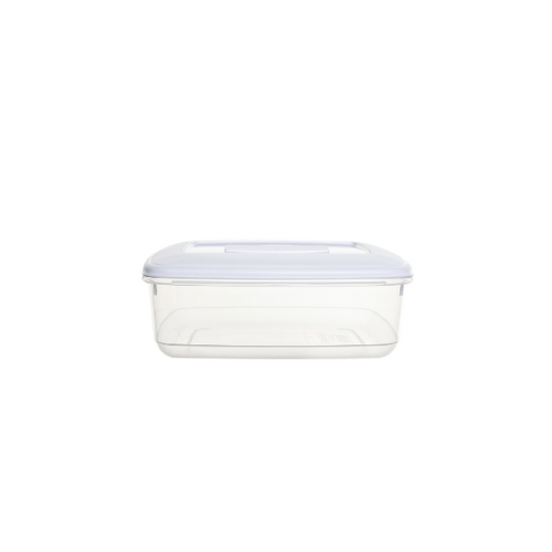 Whitefurze 2L Plastic Rectangular Food Storage Box