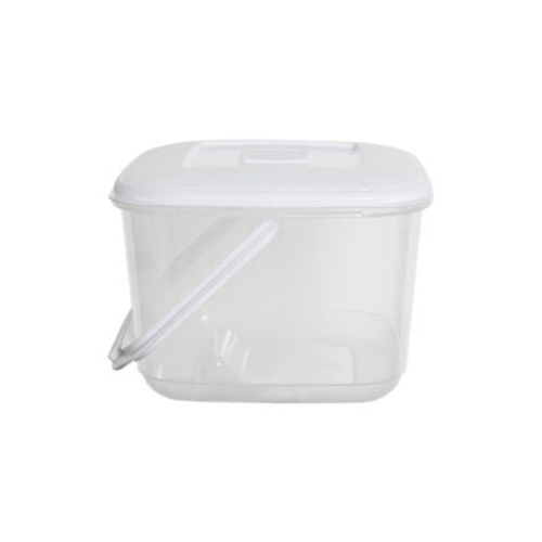 Whitefurze 6L Canister Square Food Storage Box with handle