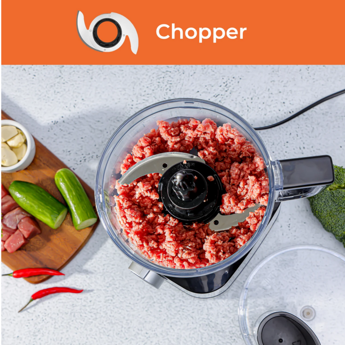 Geepas 10-In-1 Multifunctional Food Processor, Juicer, Mixer and Blender