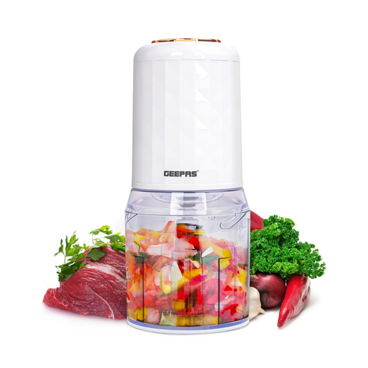 Geepas Rose Gold Mini Food Processor 500ml