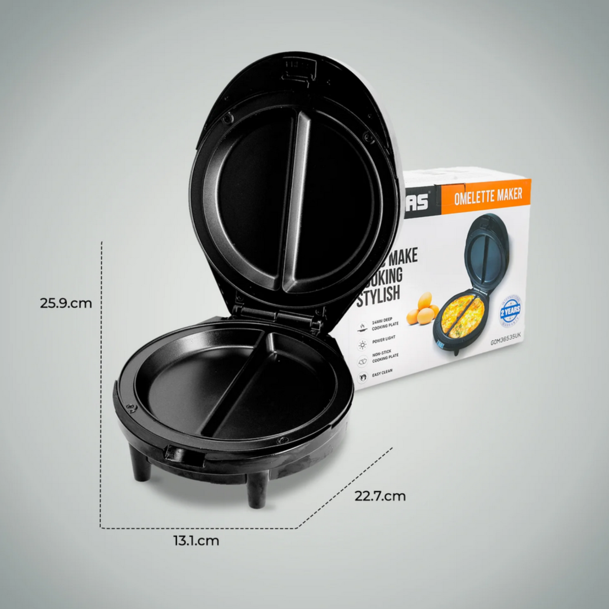 Geepas Two-Slice Omelette Maker