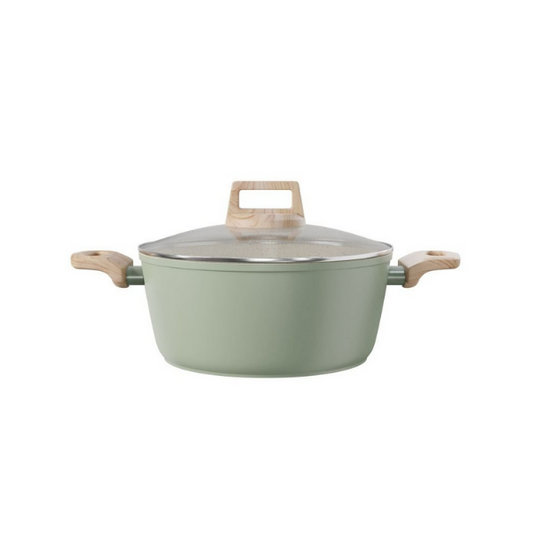 Jomafe Jade Stone Non-Stick Ceramic Casserole with Lid - 20cm