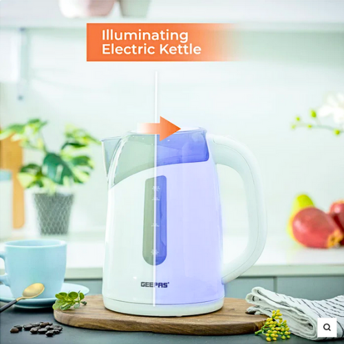 Geepas 1.7L LED Illuminating Electric Jug Kettle 2200W