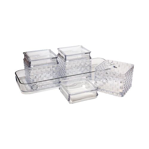 Jaypee Krysta 3 Airtight Snack Set – 3 Bowls (500ml Each) with Tray