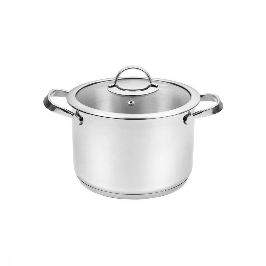 Jomafe Stockpot Induction 18/10 Stainless Steel with Lid - 28cm