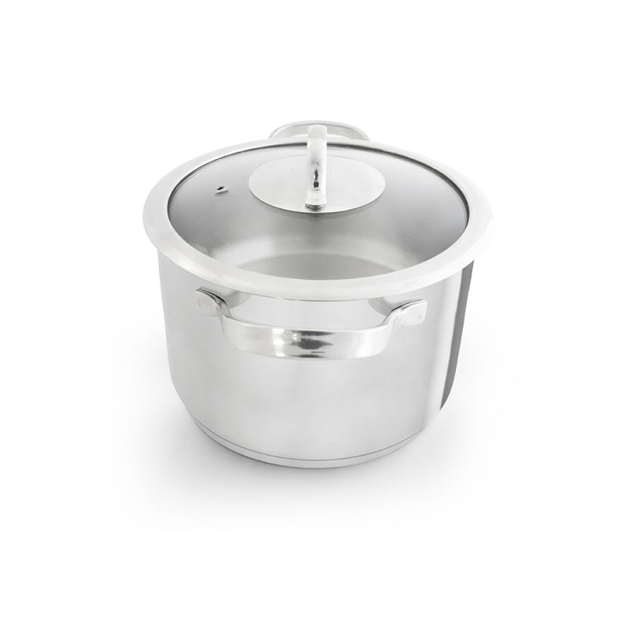 Jomafe Stockpot Induction 18/10 Stainless Steel with Lid - 28cm