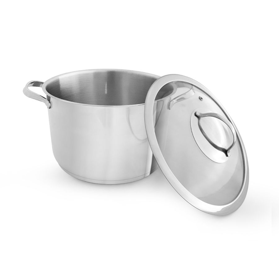 Jomafe Stockpot Induction 18/10 Stainless Steel with Lid - 28cm