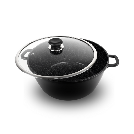 Mastercook Non-Stick Die-Cast Aluminum Deep Casserole Stock Pot - 20cm