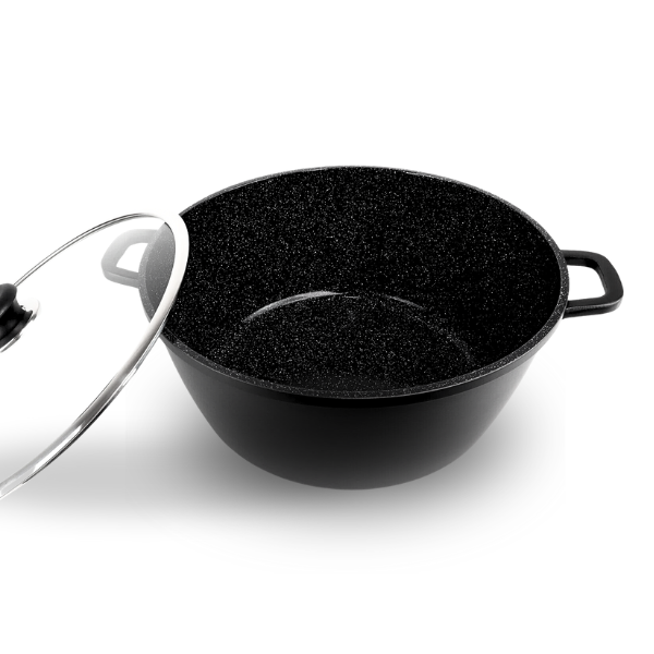 Mastercook Non-Stick Die-Cast Aluminum Deep Casserole Stock Pot - 20cm