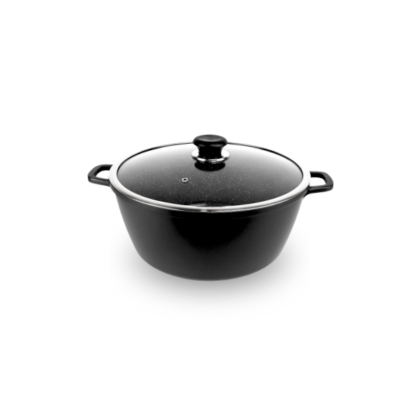 Mastercook Non-Stick Die-Cast Aluminum Deep Casserole Stock Pot - 20cm