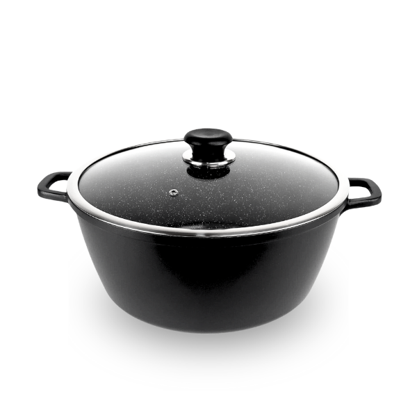 Mastercook Non-Stick Die-Cast Aluminium Casserole Stock Pot - 36cm