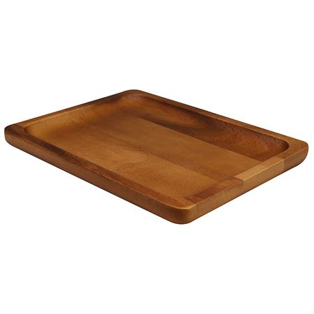 Naturals Acacia Wood Serving Platter 20cm X 26.5cm