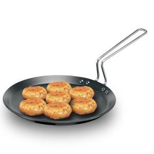 Hawkins Futura 26cm Non-Stick Flat Tava with Stainless Steel Handle