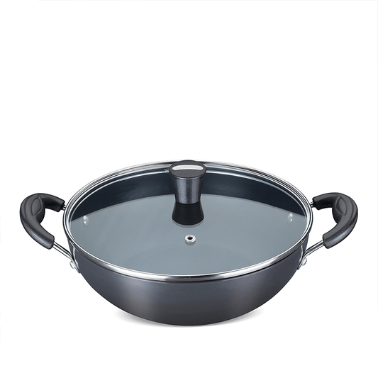 Nirlep Kadhai 24 cm diameter with Lid 3.1 L capacity