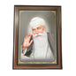 Guru Nanak Dev Ji Portrait Wall Hanging – 80cm x 60cm Large Frame with Hooks