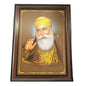 Guru Nanak Dev Ji Portrait Wall Hanging – 80cm x 60cm Large Frame with Hooks