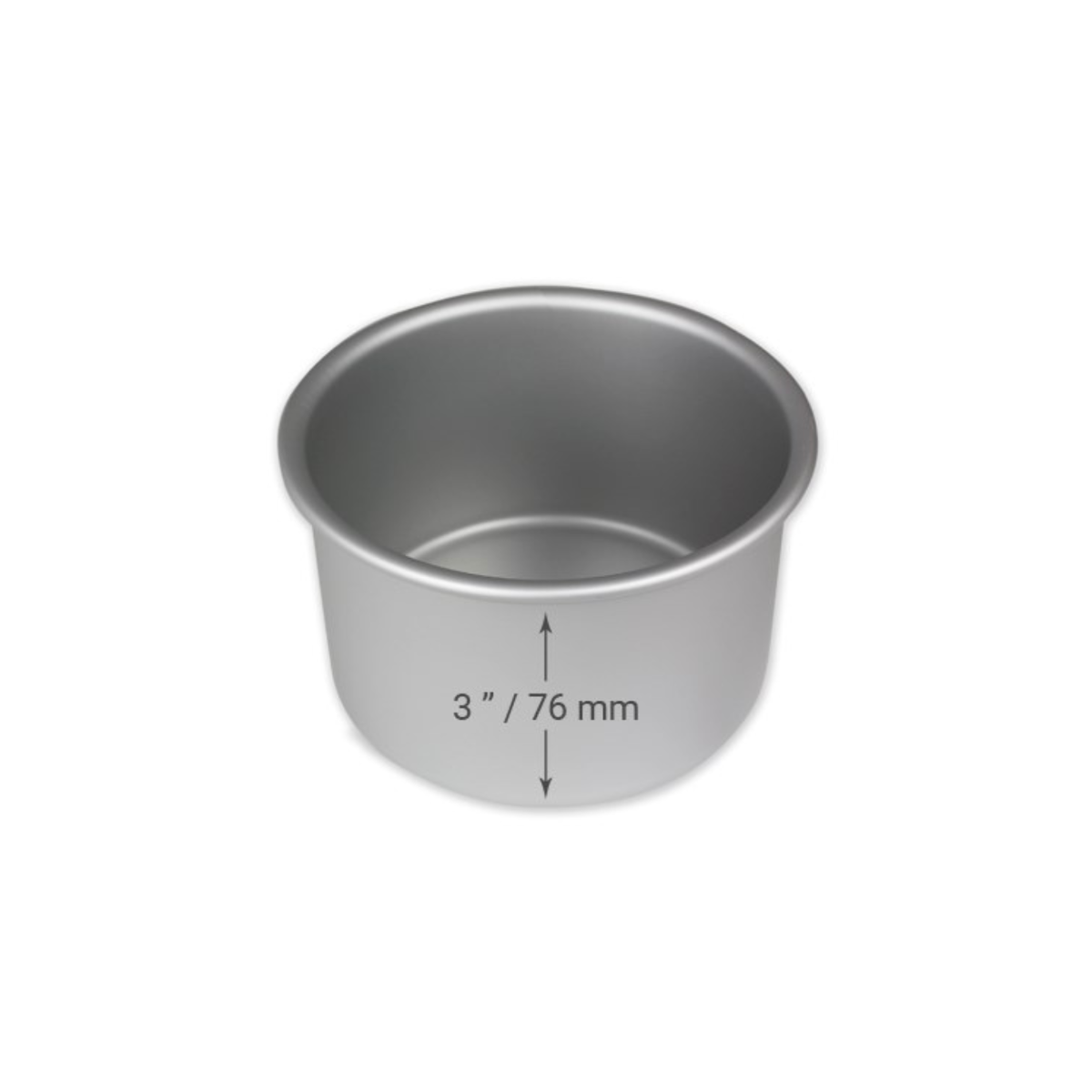 PME Mini Round Cake Pan - Durable Non-Reactive Anodised Aluminium - 6"