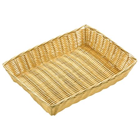 Poly Rattan Bask Rect 20 X 30 X 6 cm /12"X8"