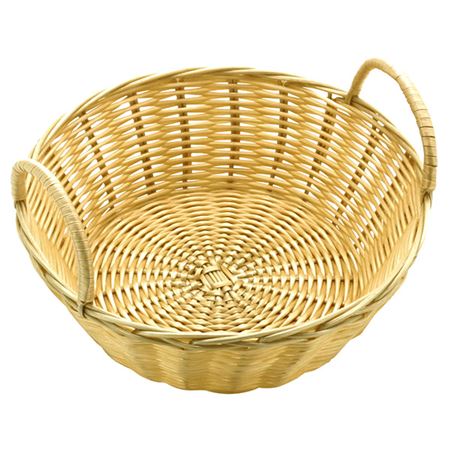 Poly Rattan Basket Rnd with Handles 20cm / 8"