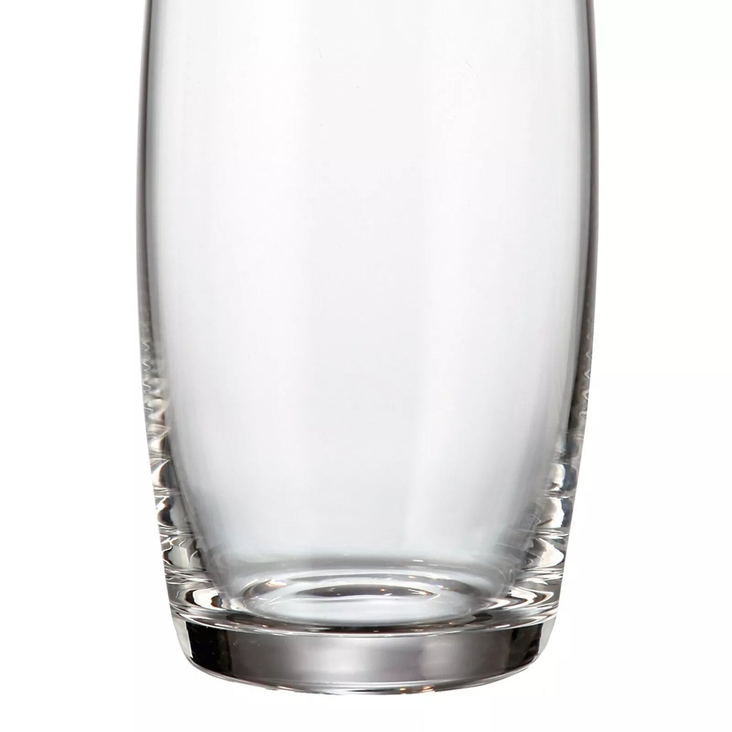 Crystalite Bohemia Stemless Champagne Flute Glasses – Set of 6, 270ml