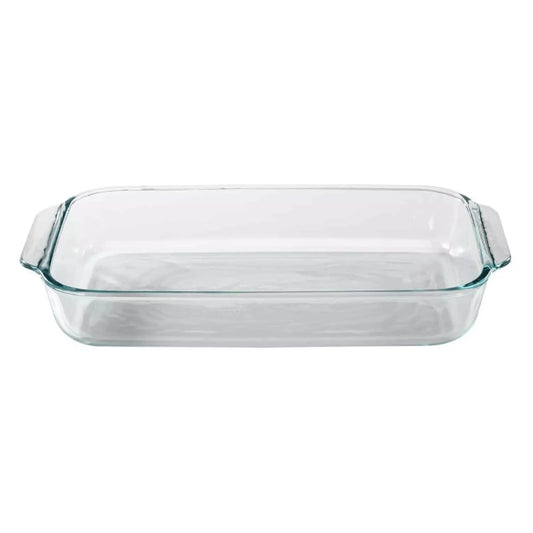 Royal Cuisine Rectangular Glass Bakeware with Handles – 1.6L, 2.4L, 3.5L
