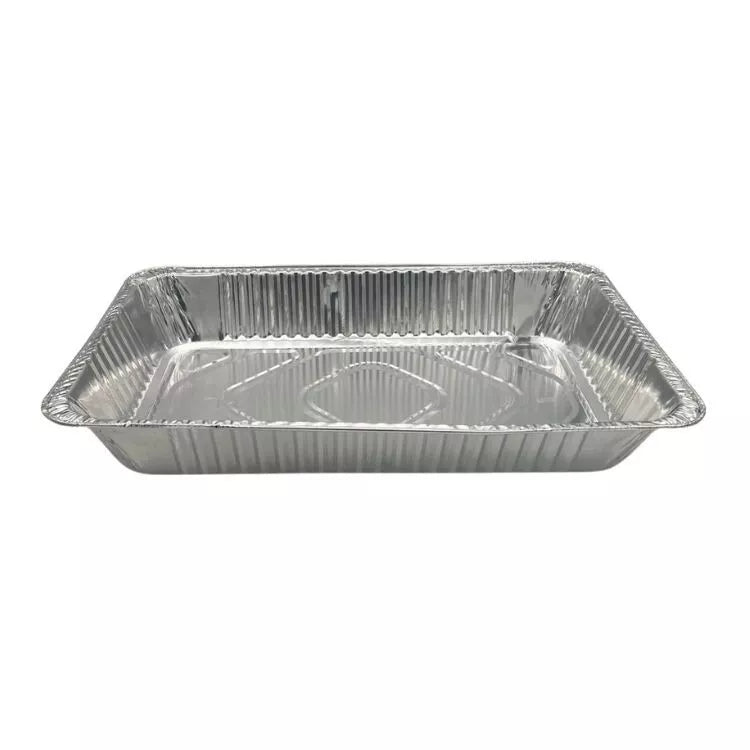 Extra Large Aluminium Foil Trays - 52.8cm x 33cm x 8.5cm - Set of 4