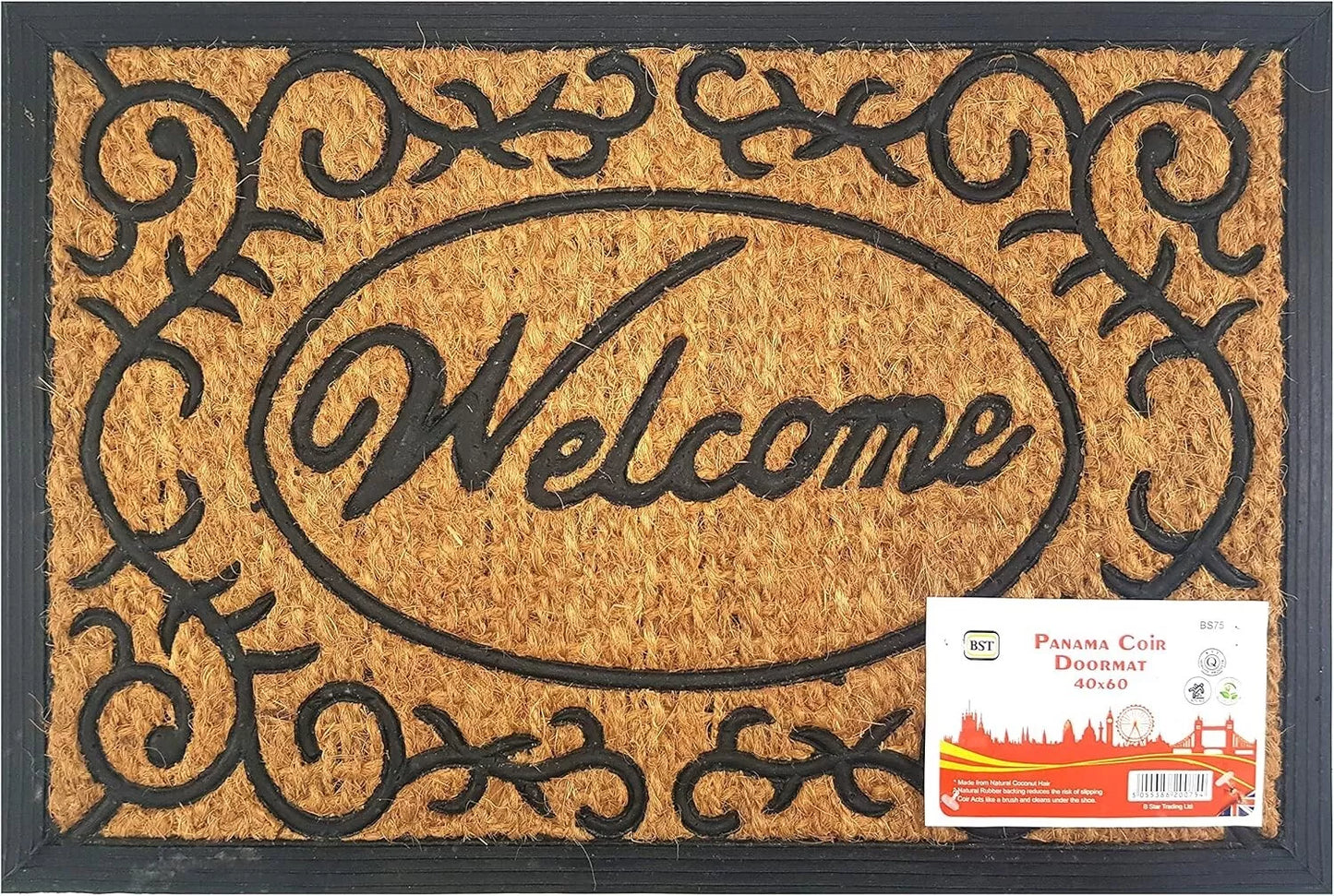 BST Panama Coir Doormat - 40x60cm