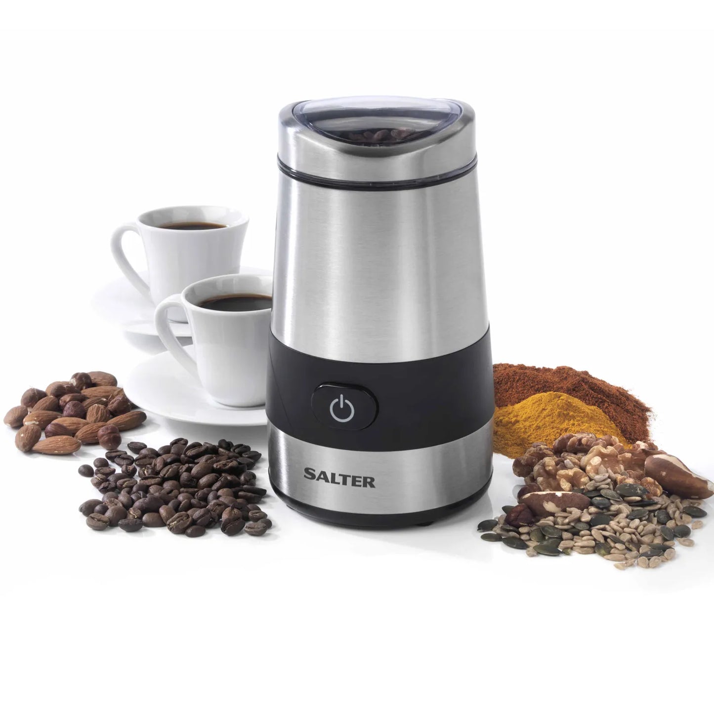 Salter Electric Coffee Bean & Spice Grinder – 60g, 200W