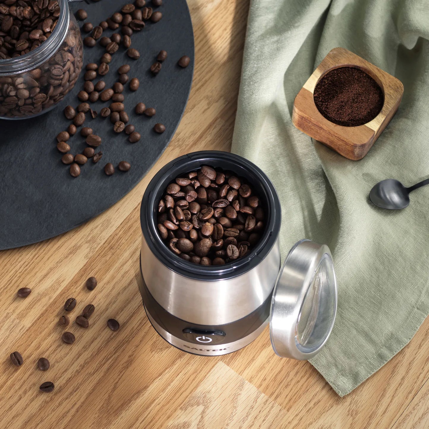 Salter Electric Coffee Bean & Spice Grinder – 60g, 200W