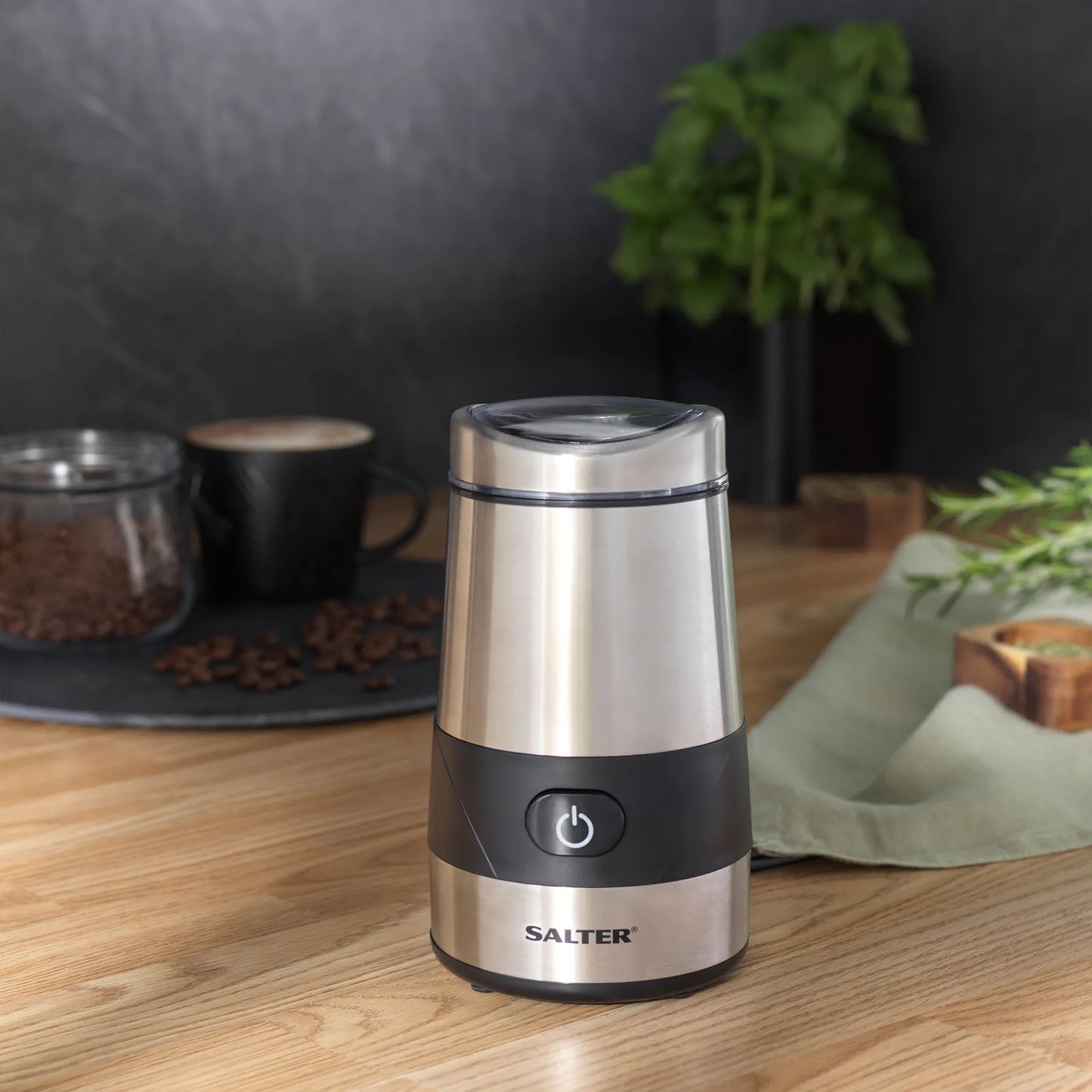 Salter Electric Coffee Bean & Spice Grinder – 60g, 200W