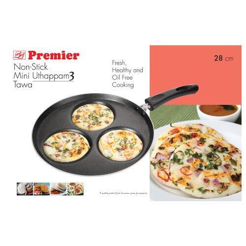 Premier Non-Stick Mini Uthappam Tawa – 28cm