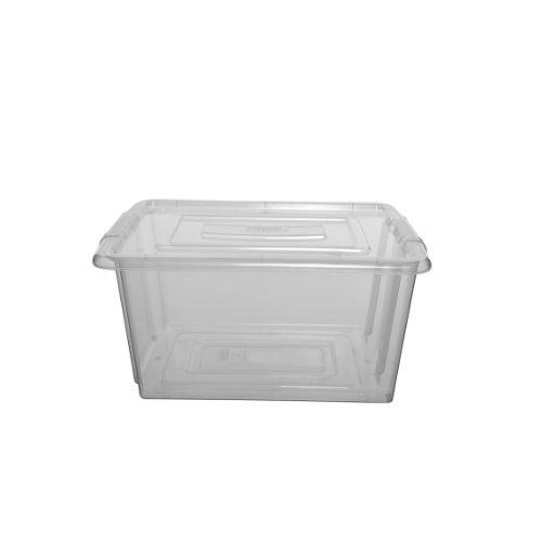 Whitefurze 5L Clear Plastic Mini Small Storage box