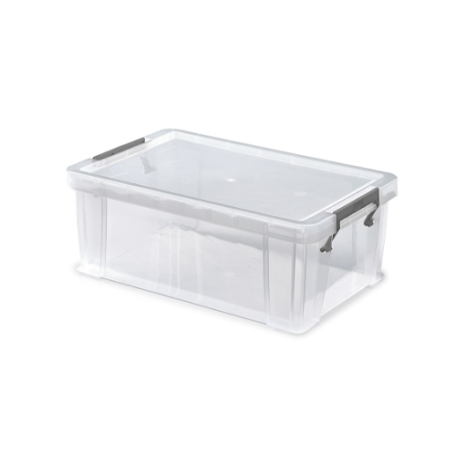 Whitefurze 10L Allstore Container with Clip-Lock Clamps