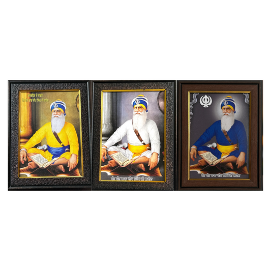 Sikh Religious Photo of Baba Deep Singh Ji, 22cm x 17cm