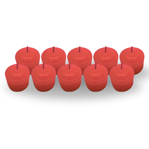 Set of 10 Small exquisite scented candle Red Beauty