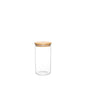 Jomafe Store & Care Round Glass Jar with Bamboo Lid - 500ML, 700ML, 1100ML and 1300ML