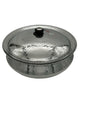 Tamra Hand-Hammered Aluminum Biryani Handi with Lids - Various Sizes