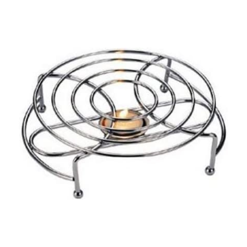 Apollo Single Chrome Round Food Warmer