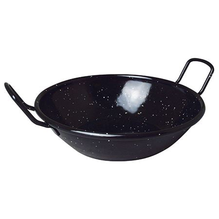 Enamel Deep Paella Pan With Handles 16cm/ 6.5in