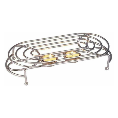 Apollo Double Chrome Round Food Warmer