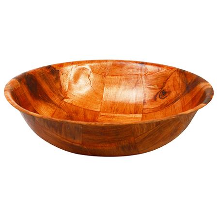 Woven Wood Bowl Round 25 cm / 10"